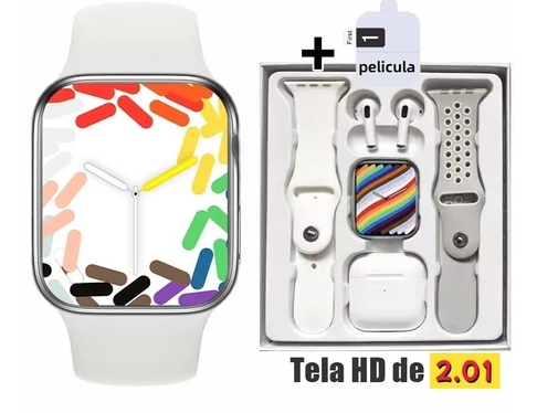 Smartwatch Series T55 Ultra Max com Kit de Fones e Pulseiras