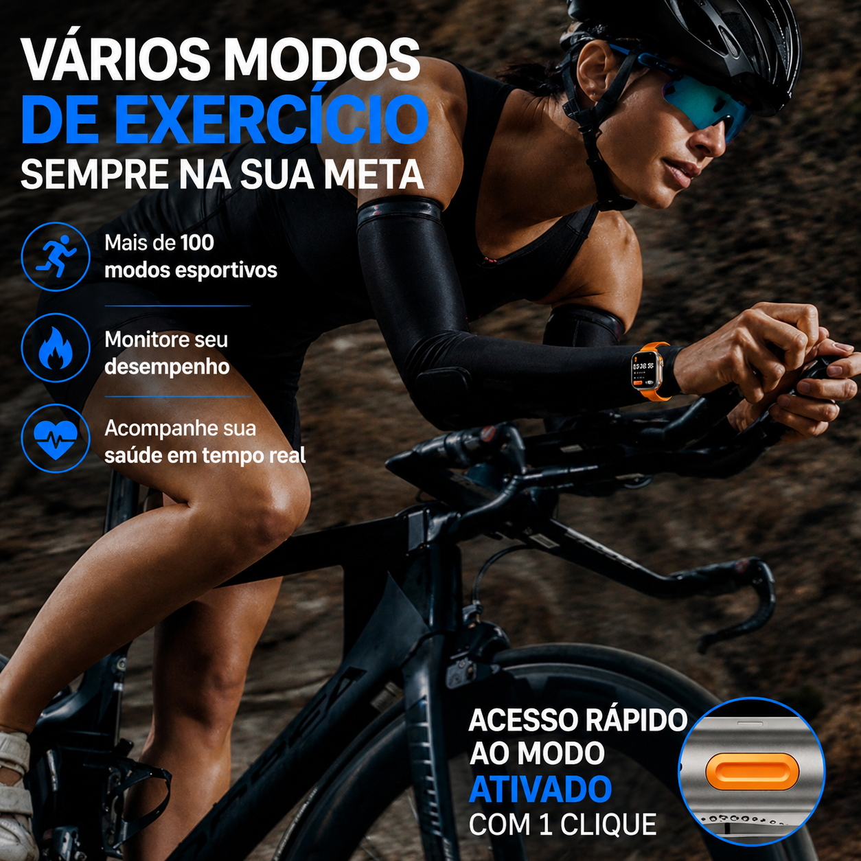 Compre 1, Leve 2 - Smartwatch Iwo S10 Ultra (7 Pulseiras Brindes)